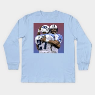 Eddie George & Steve McNair RIP Kids Long Sleeve T-Shirt